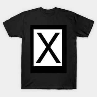 A capital X T-Shirt